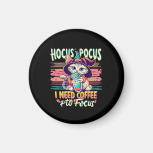 Imã Hocus Focus - Preciso de café para me concentrar
