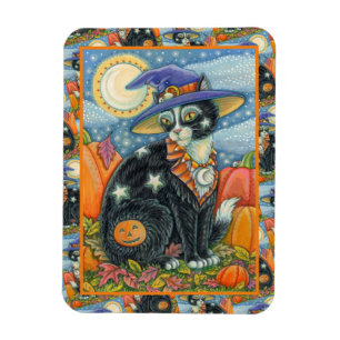 ÍMÃ HOCUS POCUS BLACK CAT WITCH & MOUSE HALLOWEEN