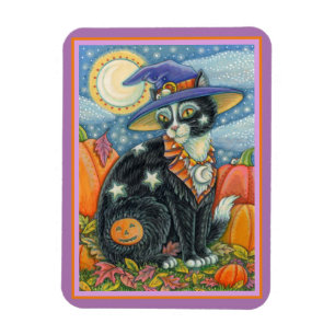 ÍMÃ HOCUS POCUS BLACK CAT WITCH & MOUSE HALLOWEEN