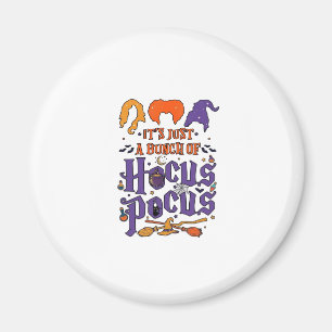 Imã Hocus Pocus Halloween Bruxas Caldeirão Vassoura Ga