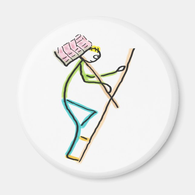 Imã Hod Carrier Stickman (Frente)