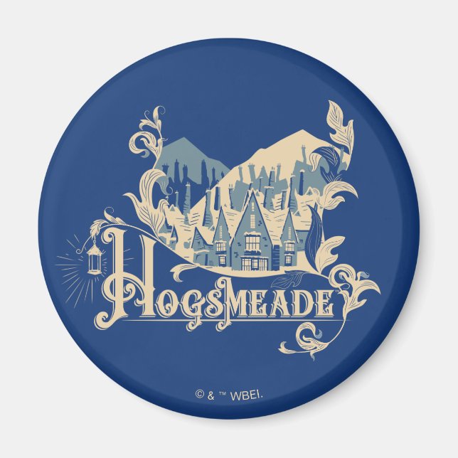 Imã HOGSMEADE™ Vintage Village Graphic (Frente)
