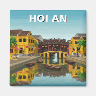 Imã Hoi An Vietnam Japonês CoverBridge Viagem