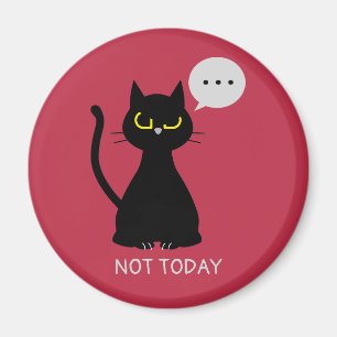 Imã HOJE NÃO! Magneta Negra Grumpy