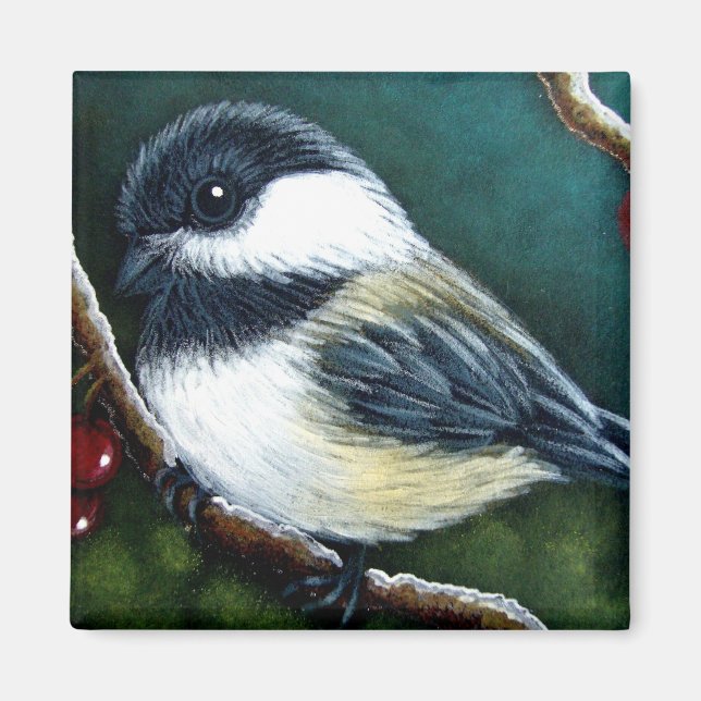 IMÃ HOLIDAY CHICKADEE 1 (Frente)