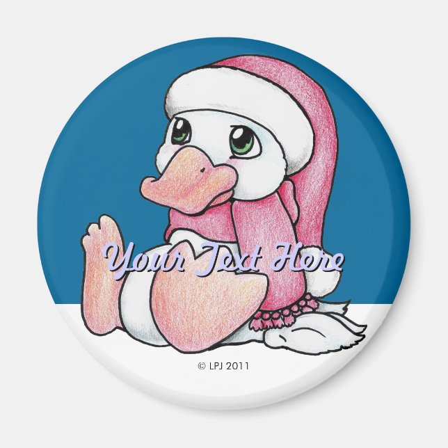 Imã Holiday Ducky (Frente)