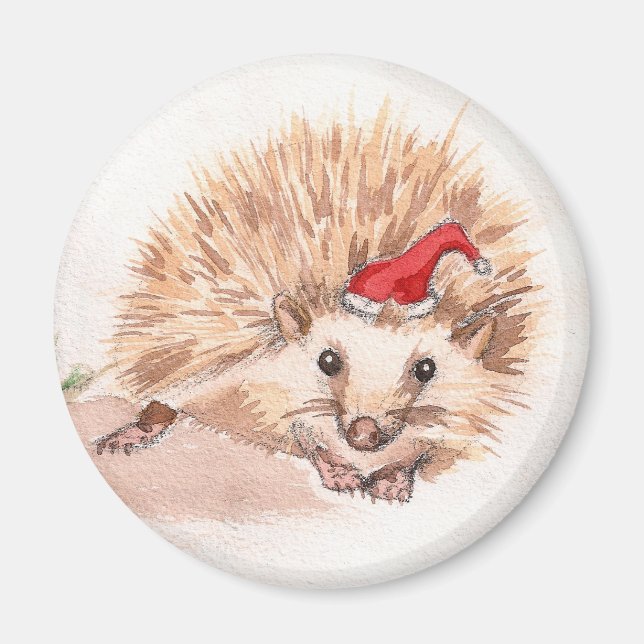 Imã Holiday Hedgehog (Frente)