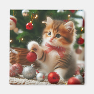 Imã Holiday Kitten Magnet