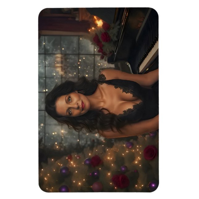 Ímã Holiday Romance (Vertical)