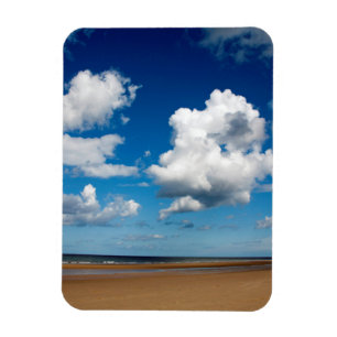 Ímã Holkham Beach Norfolk England Poster Classic Round