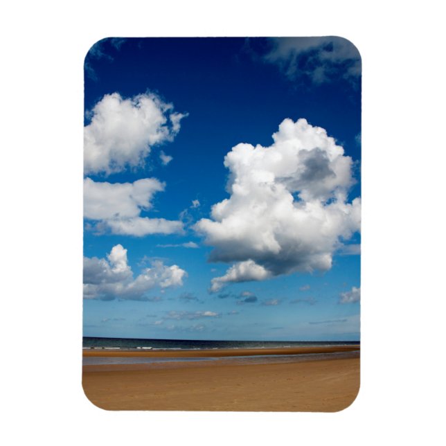 Ímã Holkham Beach Norfolk England Poster Classic Round (Vertical)
