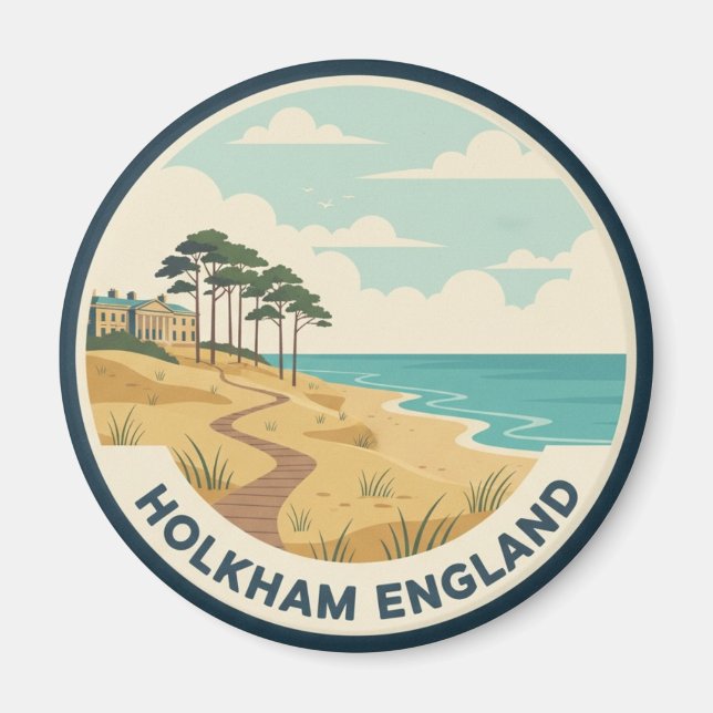 Imã Holkham Norfolk England Viagem (Frente)