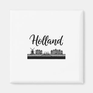 Imã Holland Paisagem Travel Férias Outfits