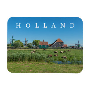 Ímã Holland Zaanse Schans vê imã de geladeira