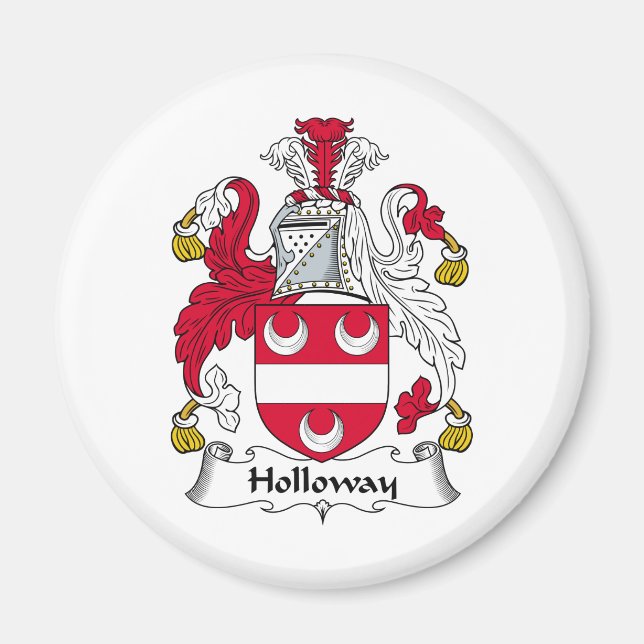 Imã Holloway Family Crest (Frente)