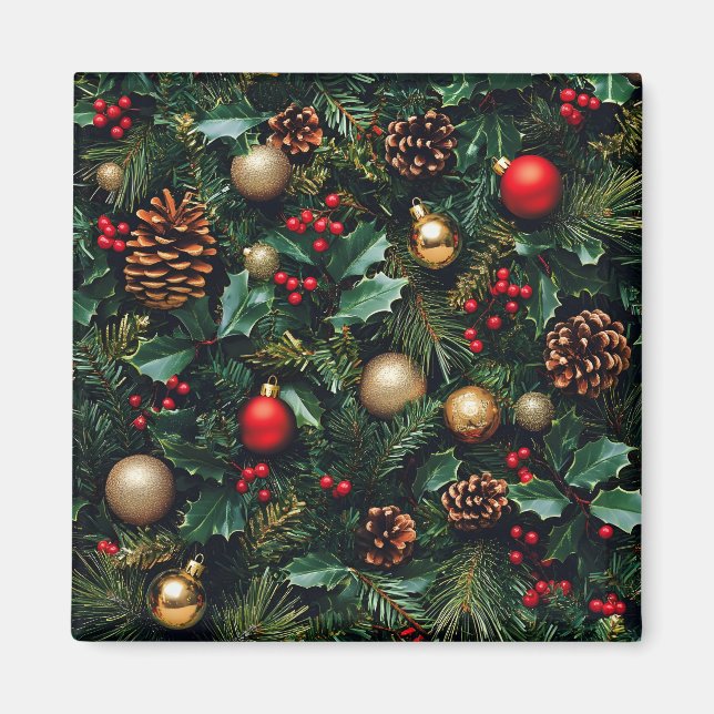 Imã Holly Berry Winter Wonderland (Frente)