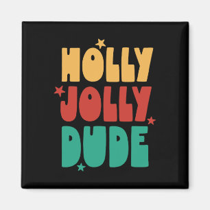 Imã Holly Jolly Cara De Natal Garotas Feliz Xm