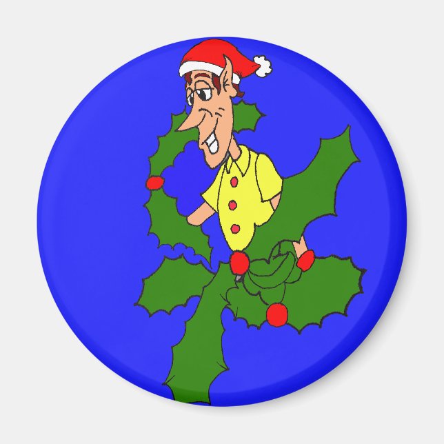 Imã Holly Jolly Christmas Magnet (Frente)