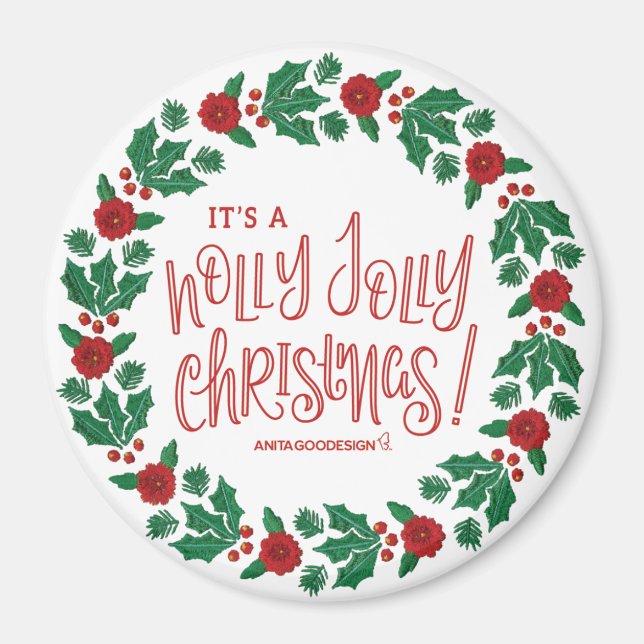 Imã Holly Jolly Magnet (Frente)