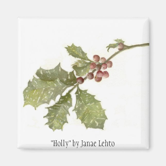 Imã "Holly" por Janae Lehto (Frente)
