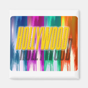 Imã "Hollywood" Palms Coloridas Magnet