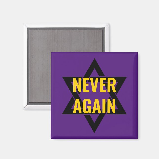 Imã Holocausto Nunca mais se lembra (Front/Back)