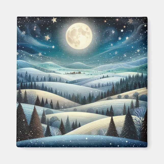 Imã Holofotes do inverno (Frente)