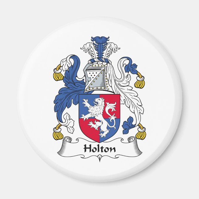 Imã Holton Family Crest (Frente)