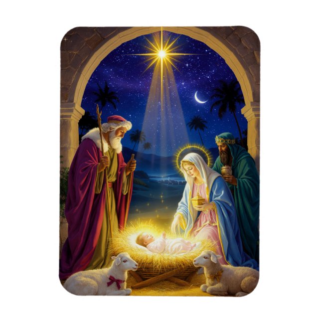 Ímã Holy Nativity Christmas (Vertical)