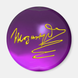 Imã HOMAGE TO MOZART Assinatura Dourada Do Compositor 