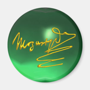 Imã HOMAGE TO MOZART Dourado Signature of Composer Gre