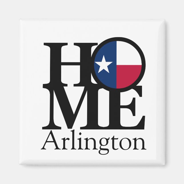 Imã HOME Arlington Texas Magnet (Frente)