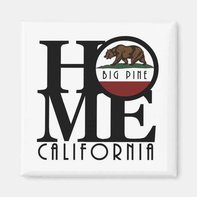 Imã HOME Big Pine California (Frente)