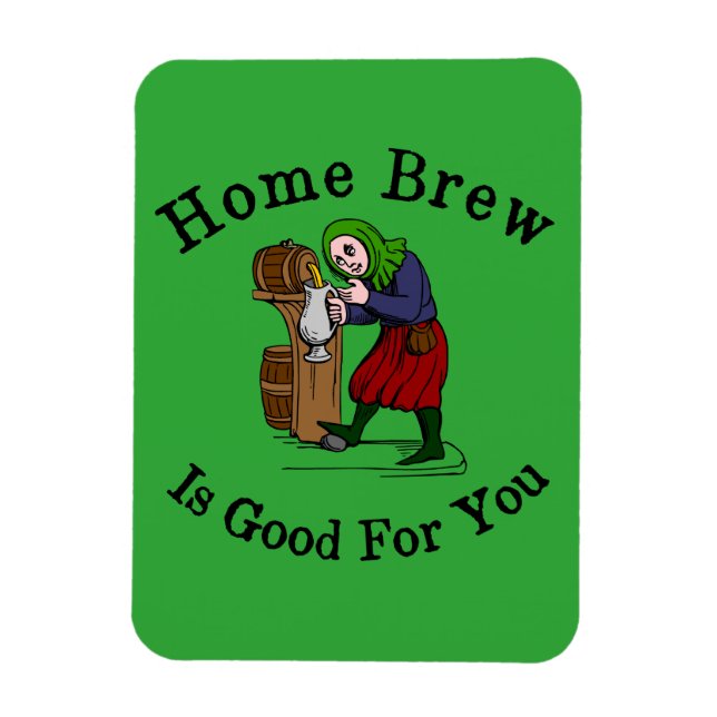 Ímã Home Brew é bom para você (Vertical)
