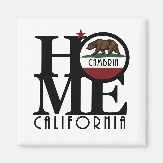 Imã HOME Cambria California (Frente)