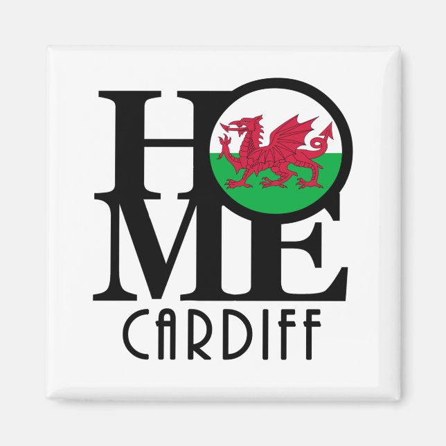 Imã HOME Cardiff Wales (Frente)