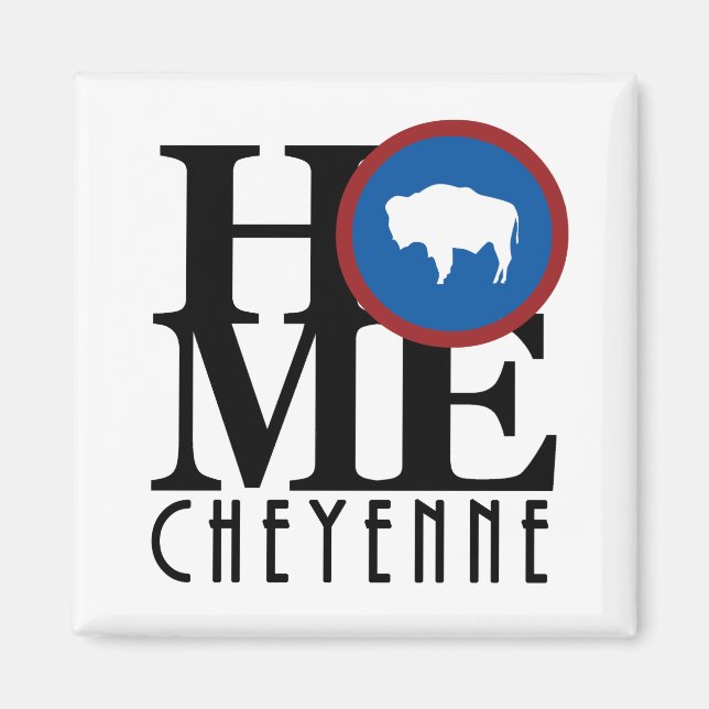 Imã HOME Cheyenne Wyoming (Frente)