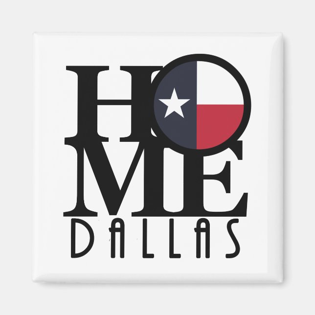 Imã HOME Dallas (Frente)