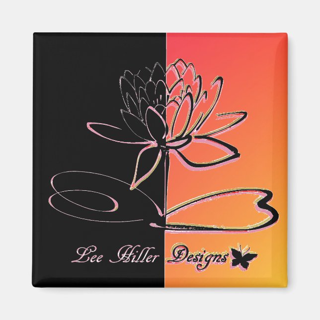 Imã Home Decor Accents Sunrise Coral (Frente)