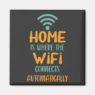 Imã Home É Onde O Wifi Se Conecta Automaticamente