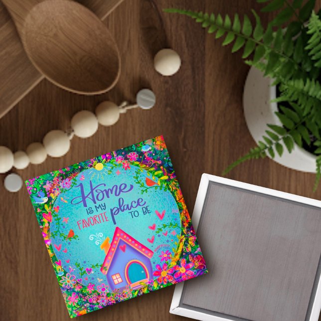 Imã Home Favorite Citando Bonita Inspirivência Diversã (Criador carregado)