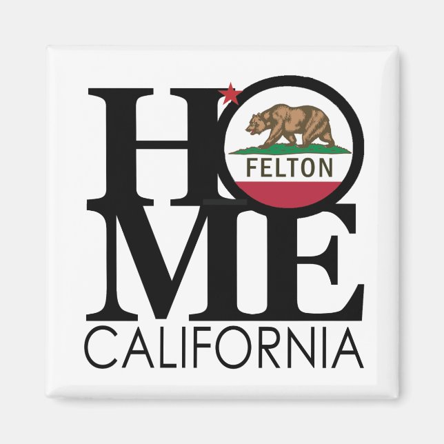 Imã HOME Felton California (Frente)