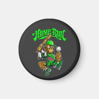 Imã Home Run Monkey Baseball não é necessário, uma tra