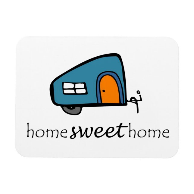 Ímã Home Sweet Home Camper (Horizontal)