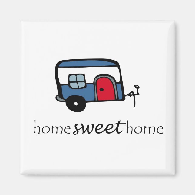 Imã Home Sweet Home Camper (Frente)
