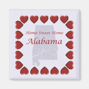 Imã Home Sweet Home do Alabama