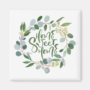 Imã Home Sweet Home Eucalyptus Wreath