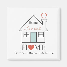Imã Home Sweet Home personalizado
