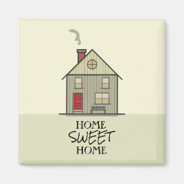 Imã Home Sweet Home Quote Casa Bonita