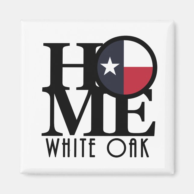 Imã HOME White Oak Texas (Frente)